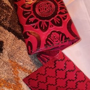 Pair of patterned purse inserts